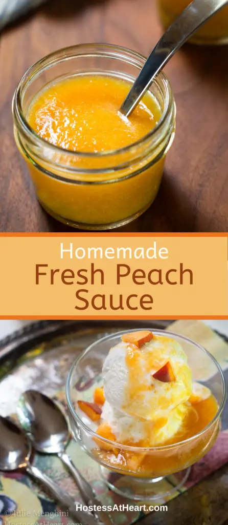 Easy Blender Peach Sauce