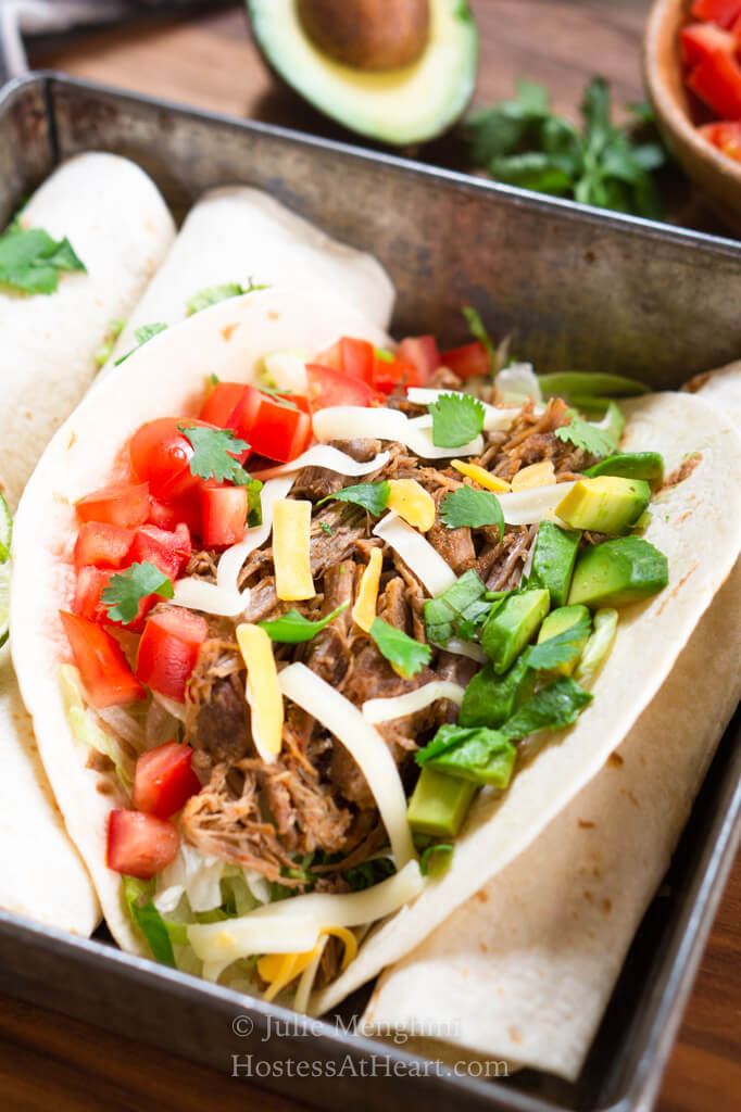 Instant Pot Pulled Pork Tacos Recipe - Hostess At Heart