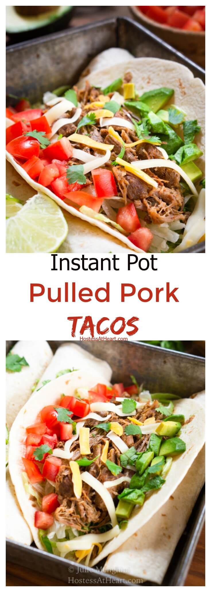 Instant Pot Pulled Pork Tacos Recipe - Hostess At Heart