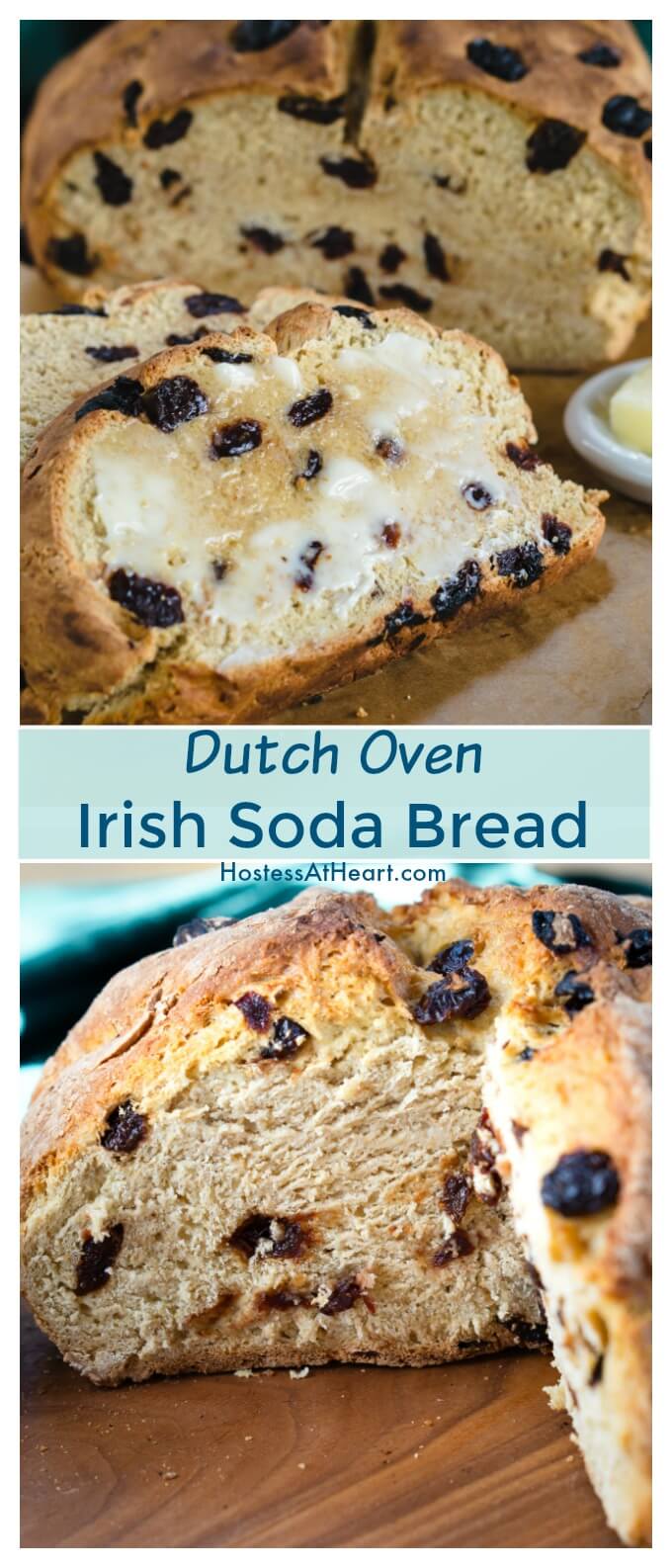 Dutch Oven Irish Soda Bread Recipe with Cherries Hostess At Heart