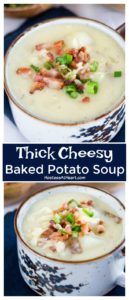 Thick Cheesy Baked Potato Soup Recipe | Hostess At Heart