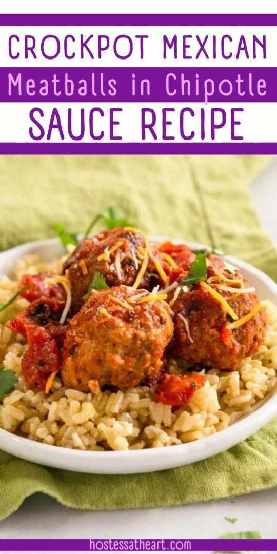 Mexican Meatballs Crockpot Recipe Hostess At Heart