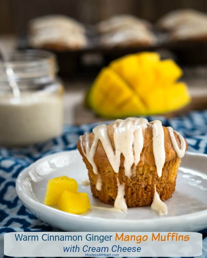 Warm Cinnamon Ginger Mango Muffins Recipe Hostess At Heart