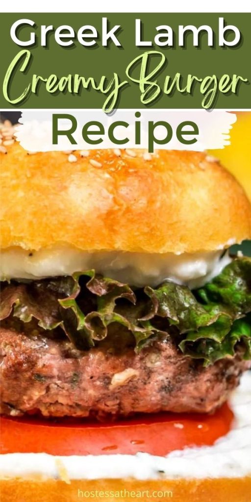 Greek Lamb Burger recipe