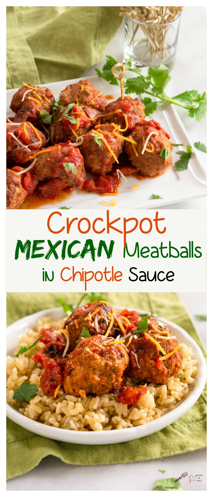 Mexican Meatballs Crockpot Recipe - Hostess At Heart