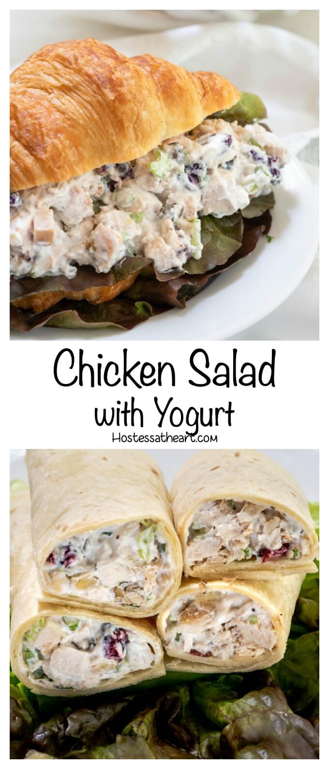 Healthy Chicken Salad Recipe (with Greek Yogurt) Hostess At Heart