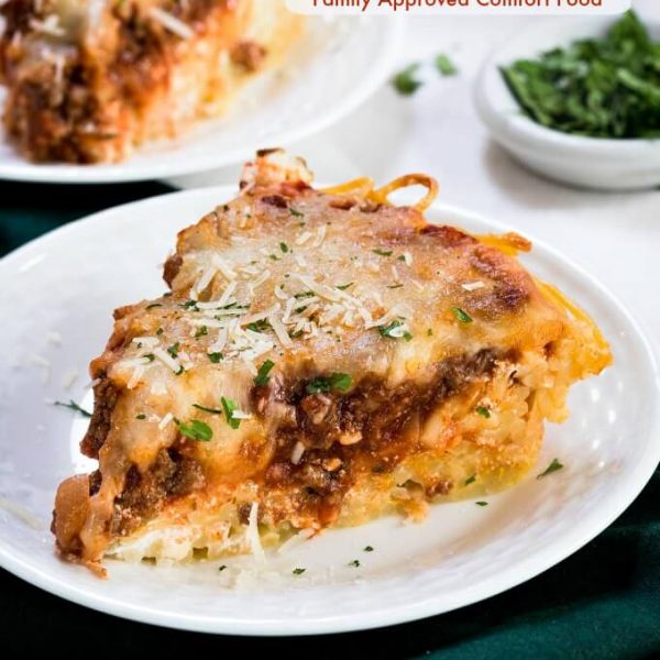 Spaghetti Pie Recipe - Quick and Easy Comfort Food - Hostess At Heart