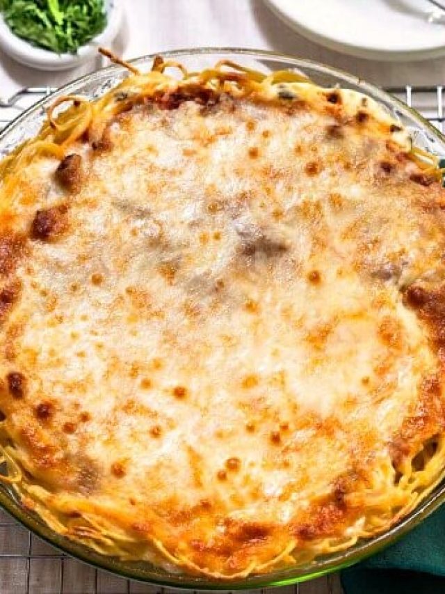 Quick and Easy Spaghetti Pie Recipe