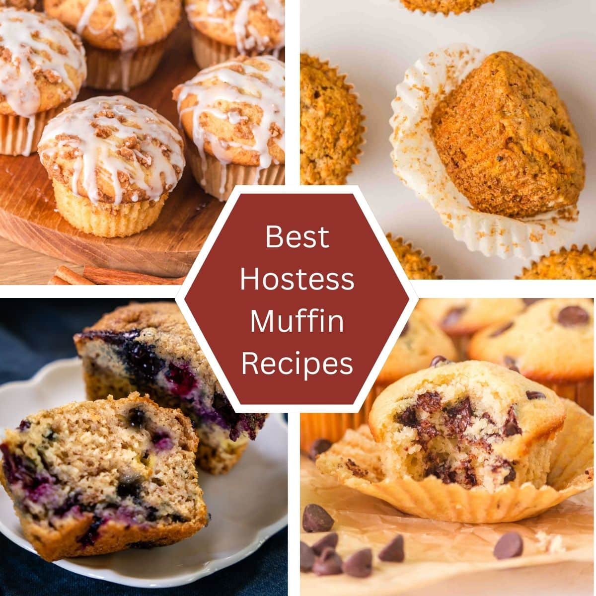 Feature photo for a compilation of the best muffin recipes on Hostess At Heart