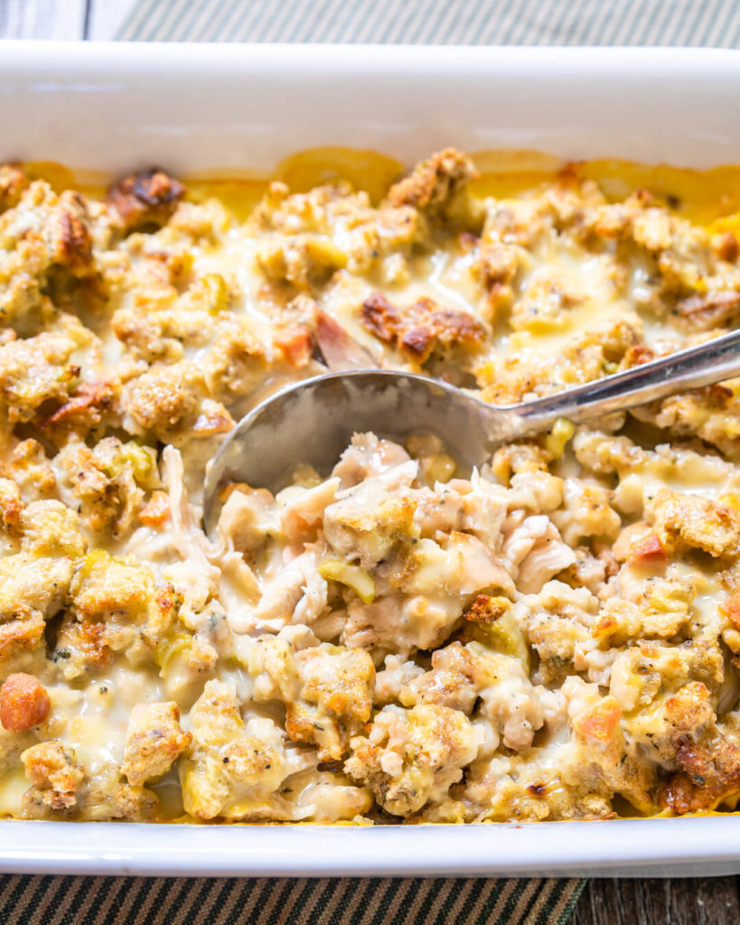 Turkey Stuffing Casserole