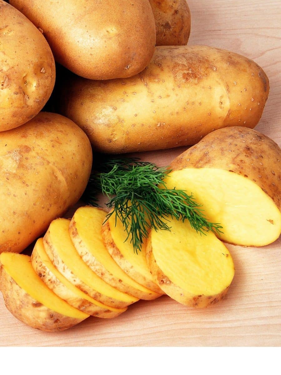 Sliced raw potatoes - Hostess At Heart