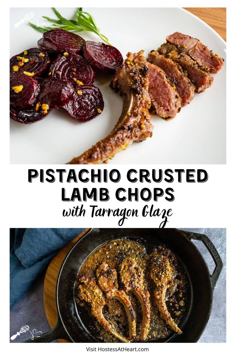 Pistachio Crusted Lamb Chops (with Tarragon Glaze) Hostess At Heart