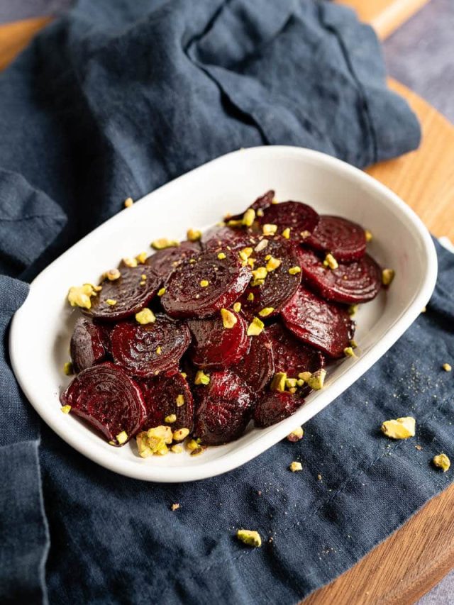 Honey Roasted Beets Recipe with Pistachios Story