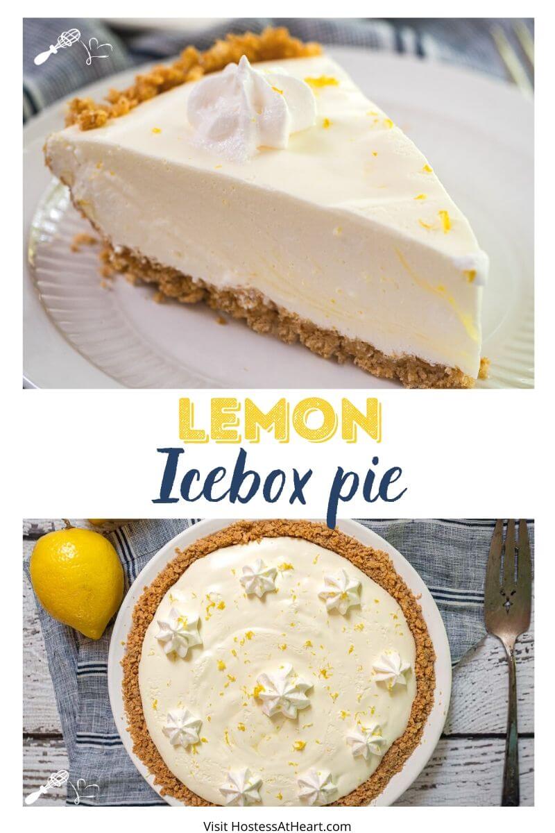 4-Ingredient Lemon Icebox Pie Recipe - Hostess At Heart