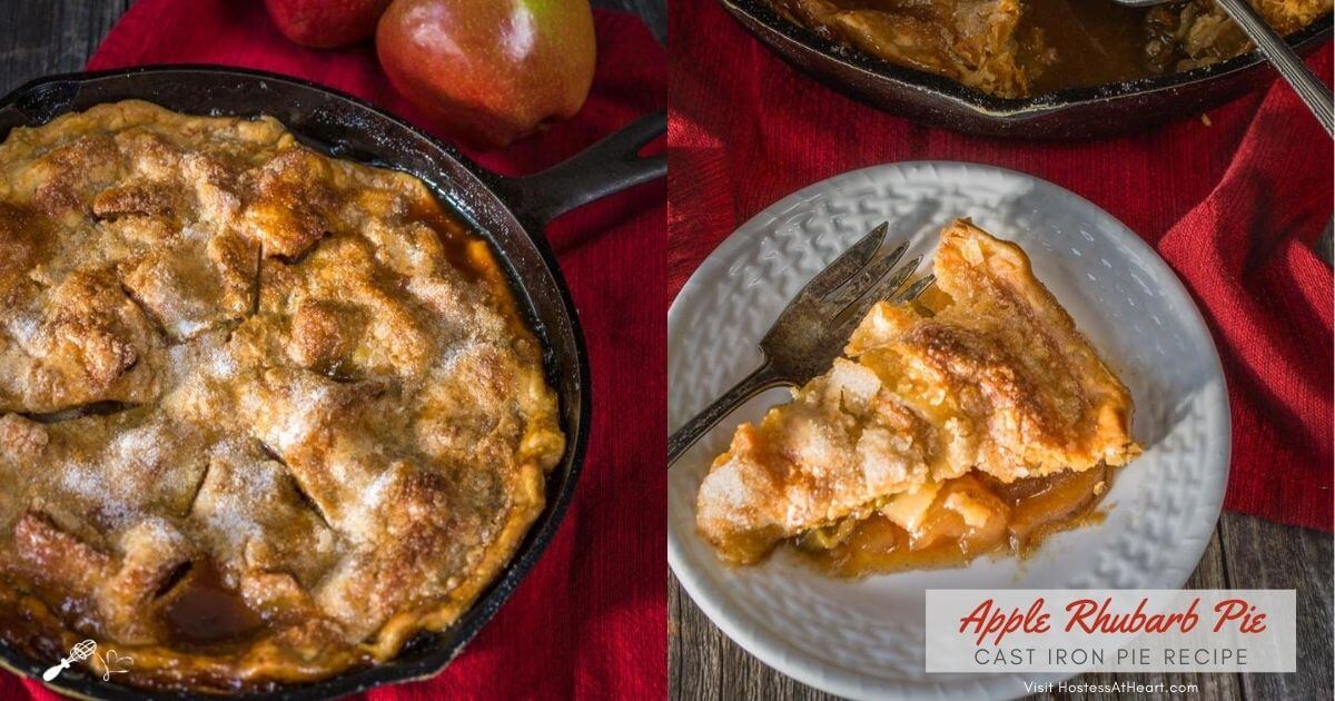 Rustic Skillet Apple Pie Recipe - Hostess At Heart