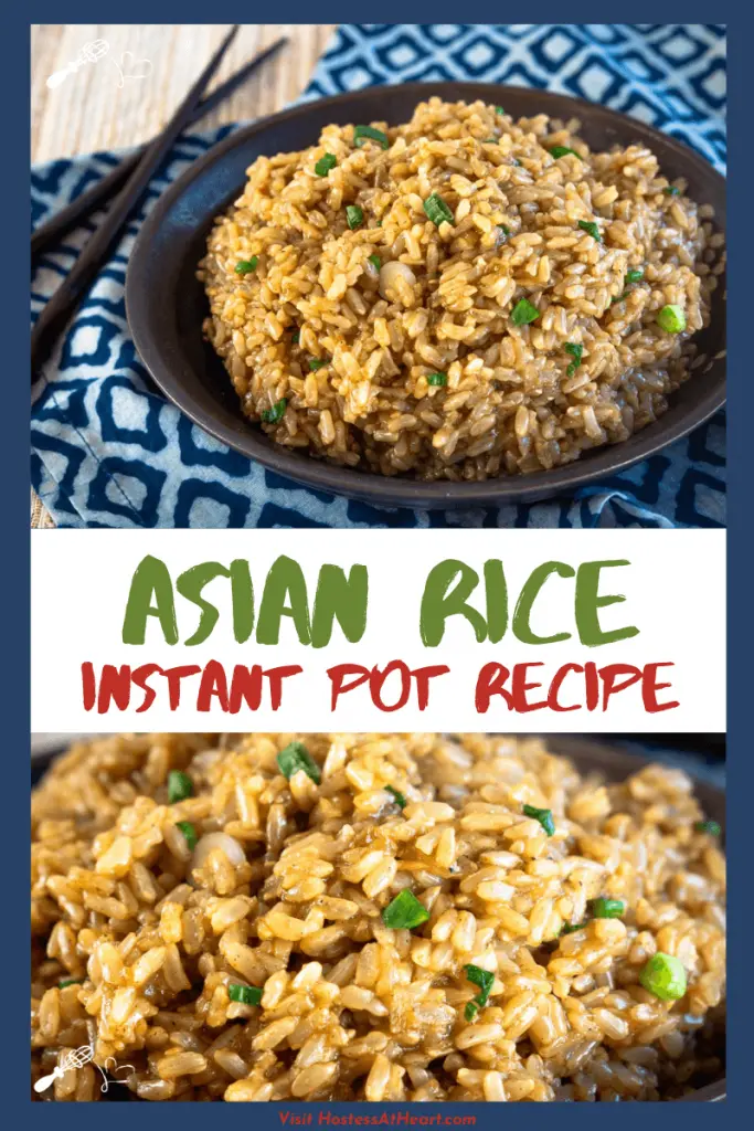 Simple Asian Rice Instant Pot Recipe Hostess At Heart