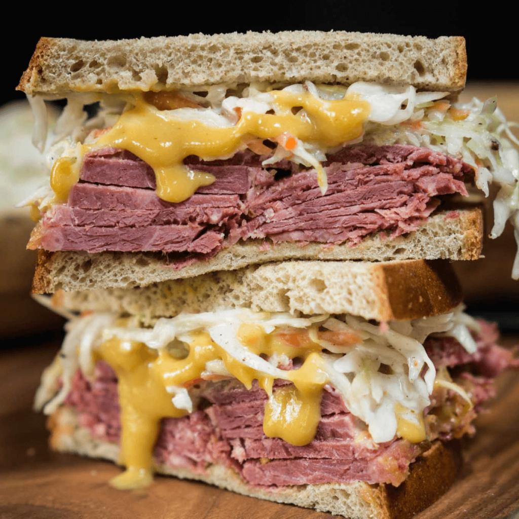 Corned Beef Sandwich with Slaw Hostess At Heart