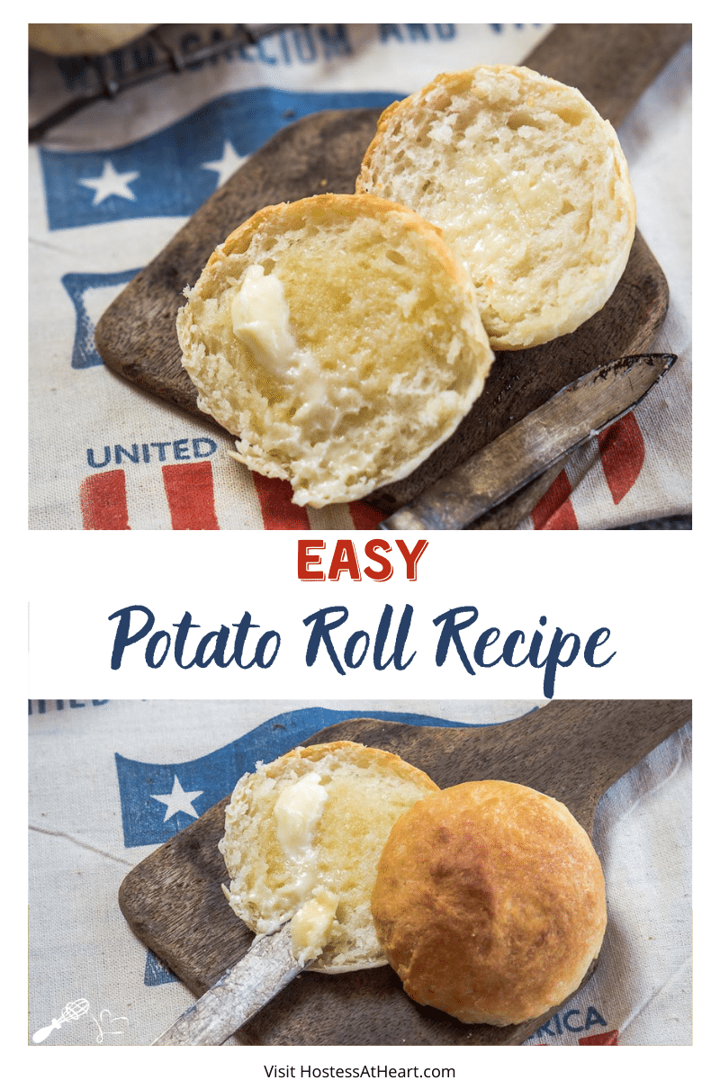 Potato Rolls Recipe - Perfect for the beginner - Hostess At Heart