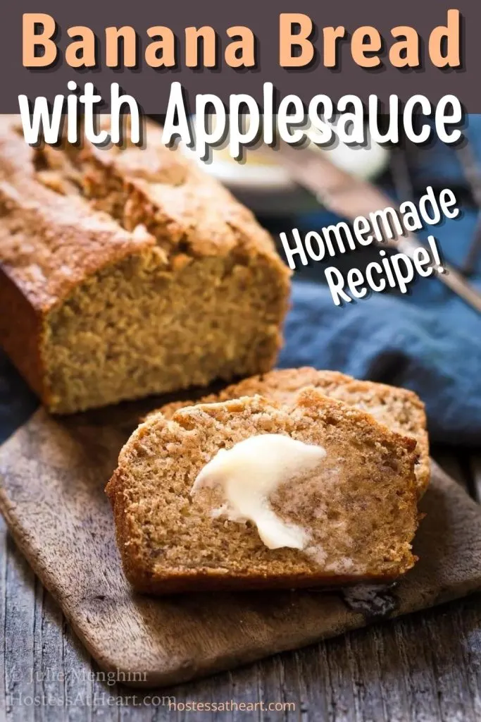 Homemade Banana Bread With Applesauce