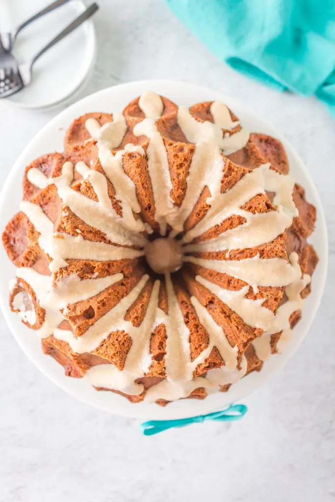 Gingerbread Bundt Cake with Ginger and Cinnamon Glaze