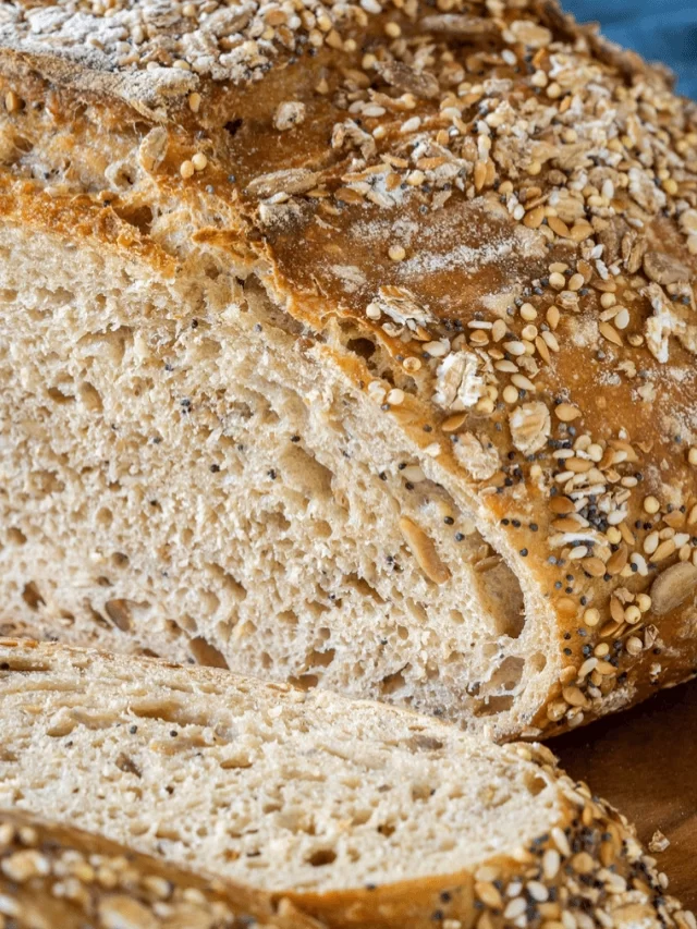 Multigrain Wheat Bread Recipe with Sourdough Starter