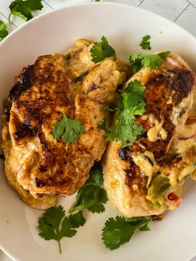 Fajita Stuffed Chicken Recipe