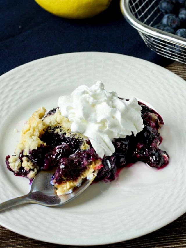 Lemon Blueberry Dump Cake Recipe Story