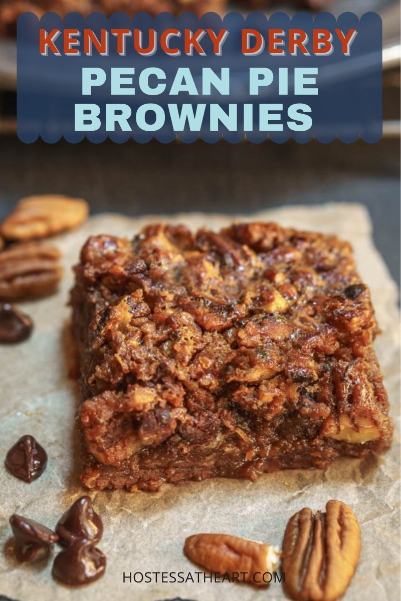 Kentucky Derby Pecan Pie Brownies Recipe Hostess At Heart