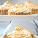 Pineapple tarte topped with meringue