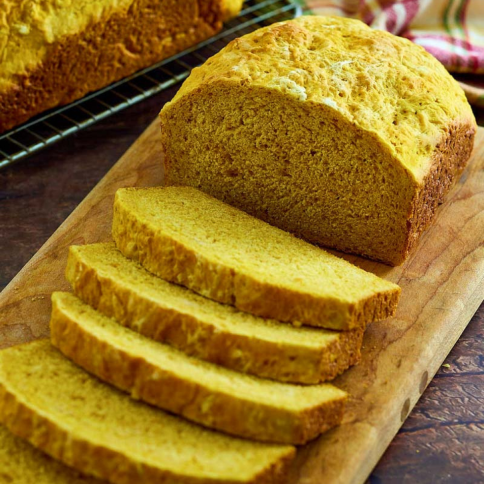 Pumpkin Yeast Bread Recipe (Loaf Or Rolls) - Hostess At Heart