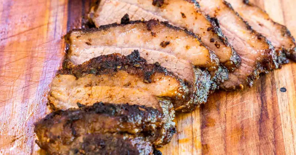 Dry Rub Smoked Brisket Recipe - The Kitchen Magpie