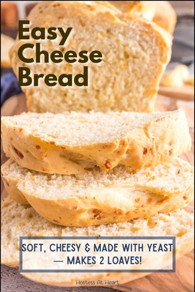 Image for Easy Cheese Bread Recipe for Pinterest