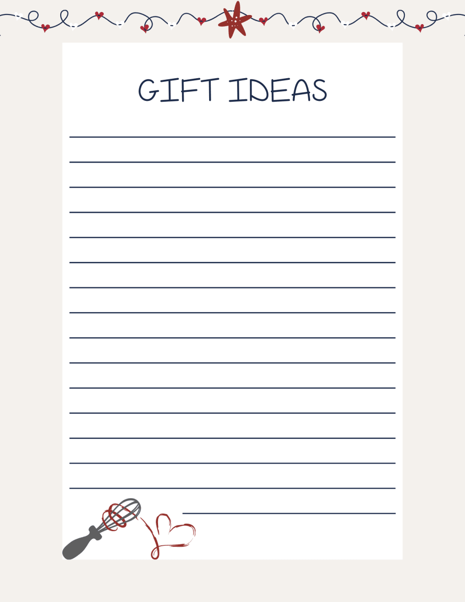 A checklist for gift giving.