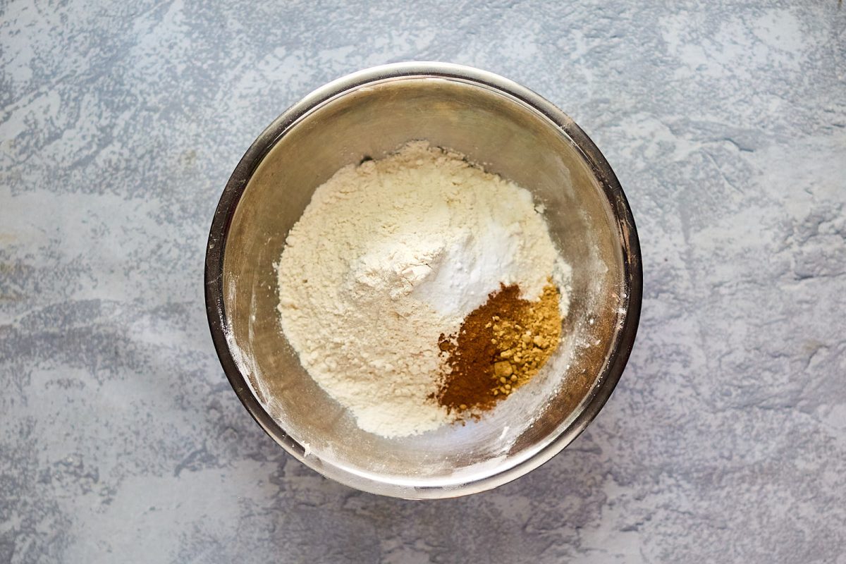 Ginger bread cookie dry ingredients.