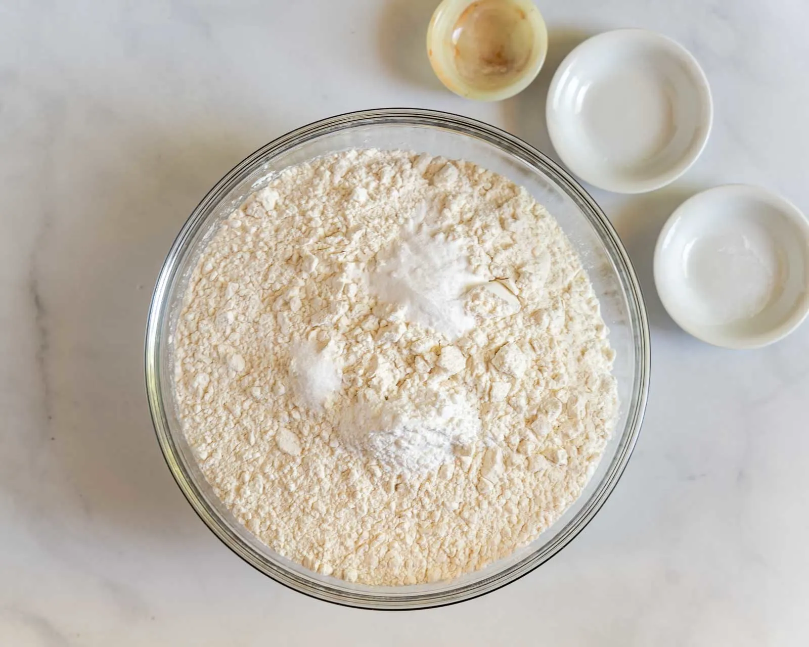 Dry Ingredients combined to make cookie dough - hostess at heart