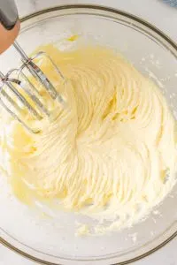 Creamed butter and sugar in a bowl - Hostess At Heart