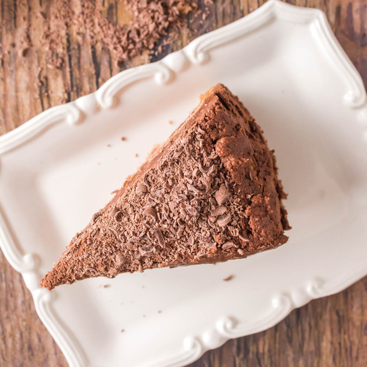 Sweet tasty Chocolate cake great Triangle shape isolated on white  background Stock Photo | Adobe Stock
