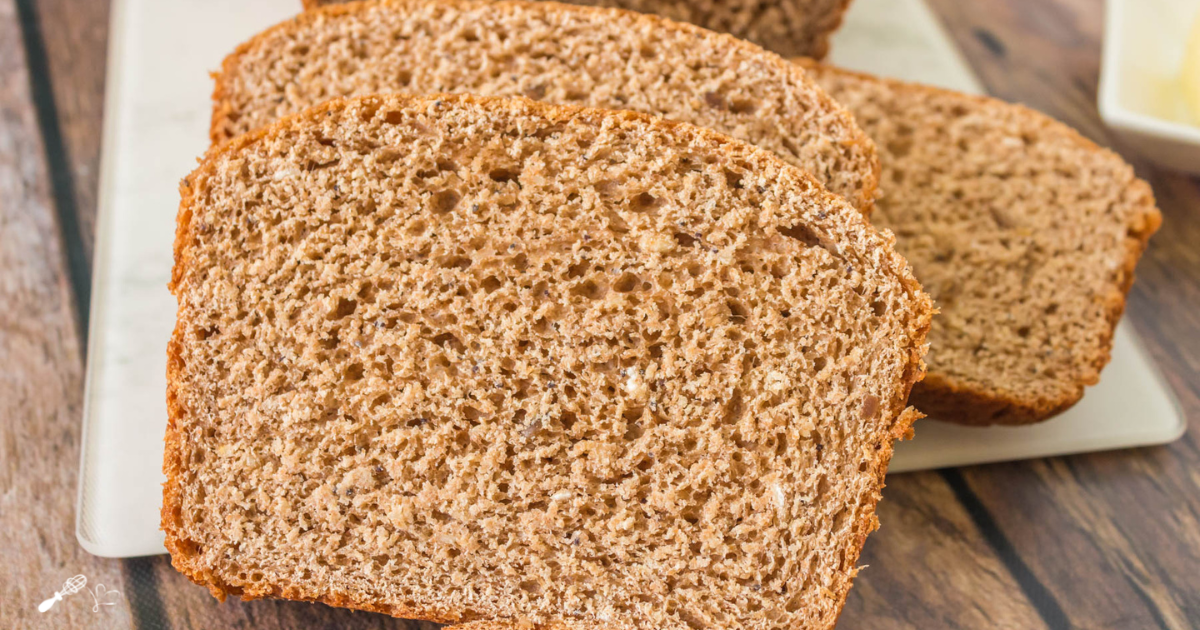 Organic Honey Whole Grain Bread Recipe - Hostess At Heart