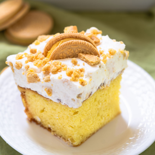 Lemon Pudding Poke Cake: A Burst of Sunshine - Hostess At Heart