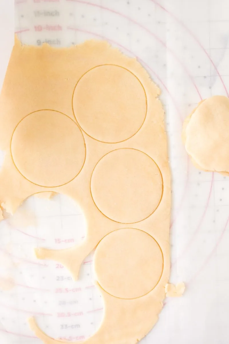 Pan dulce topping rolled then and stamped out in circles - Hostess At Heart