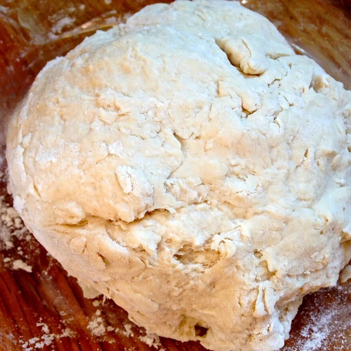 A ball of shaggy bread dough - Hostess At Heart