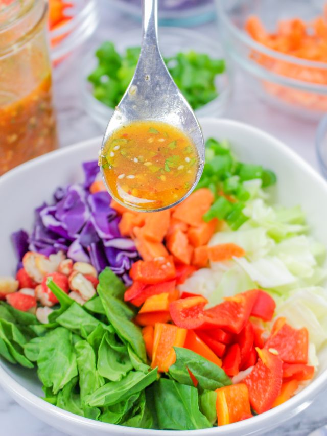 Chopped Thai Salad with Spicy Thai Dressing Story
