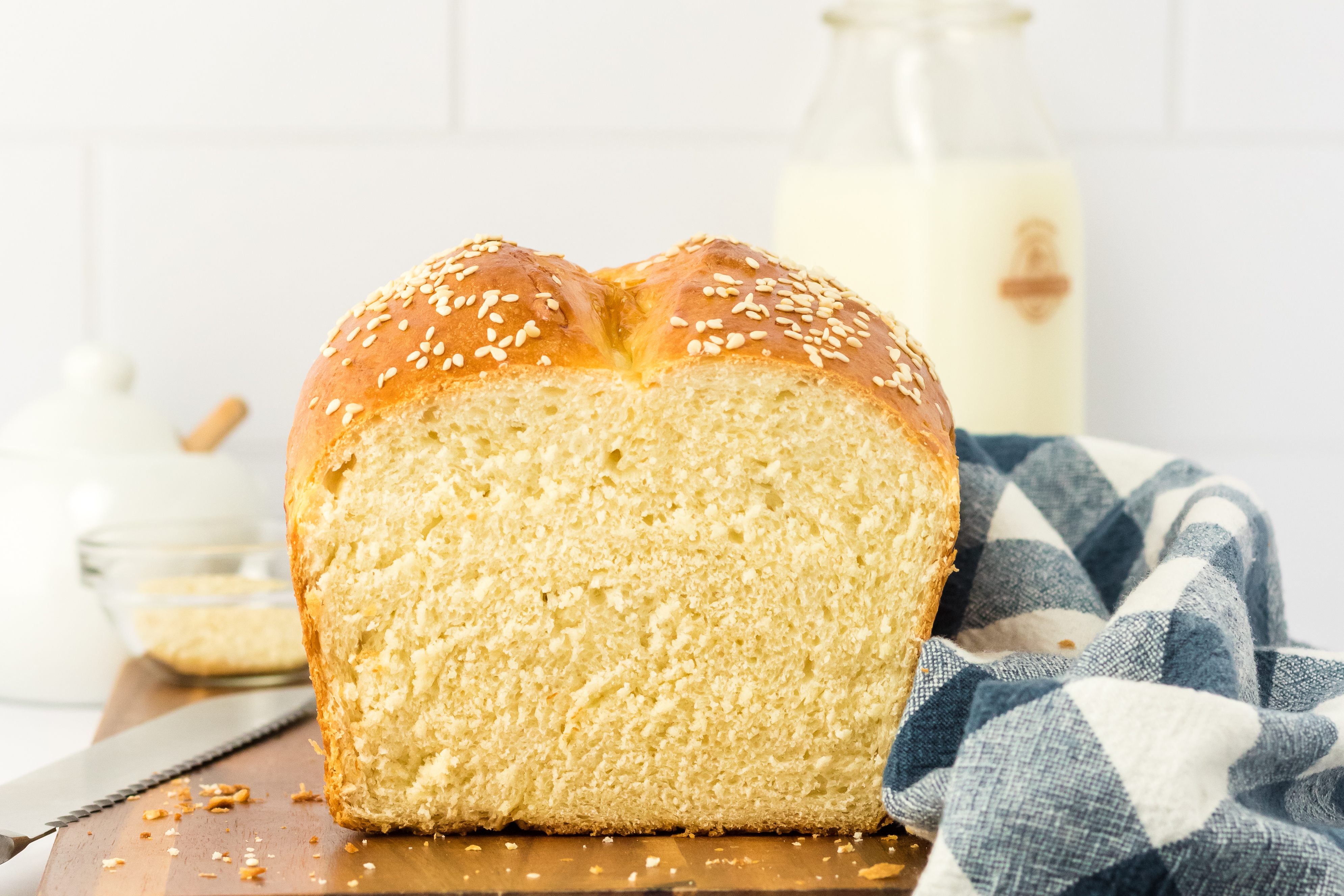 Simple Sesame Bread Recipe - Hostess At Heart