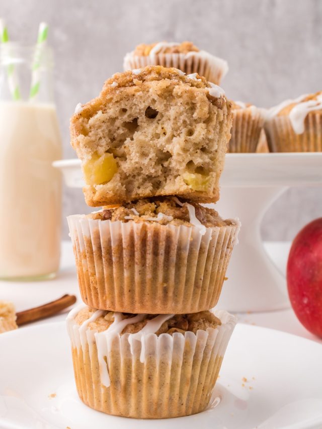 Apple Muffin Recipe with Crumble Topping Story