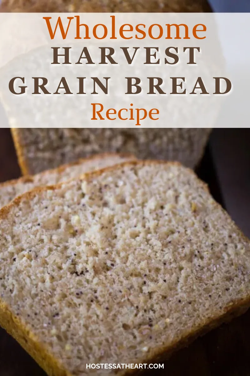 Closeup view of a slice of seeded bread - Hostess At Heart