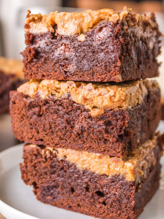 Easy Fudgy Chocolate Peanut Butter Brownie Recipe Story