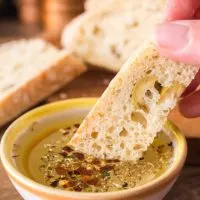 Olive Bread with Dipping oil