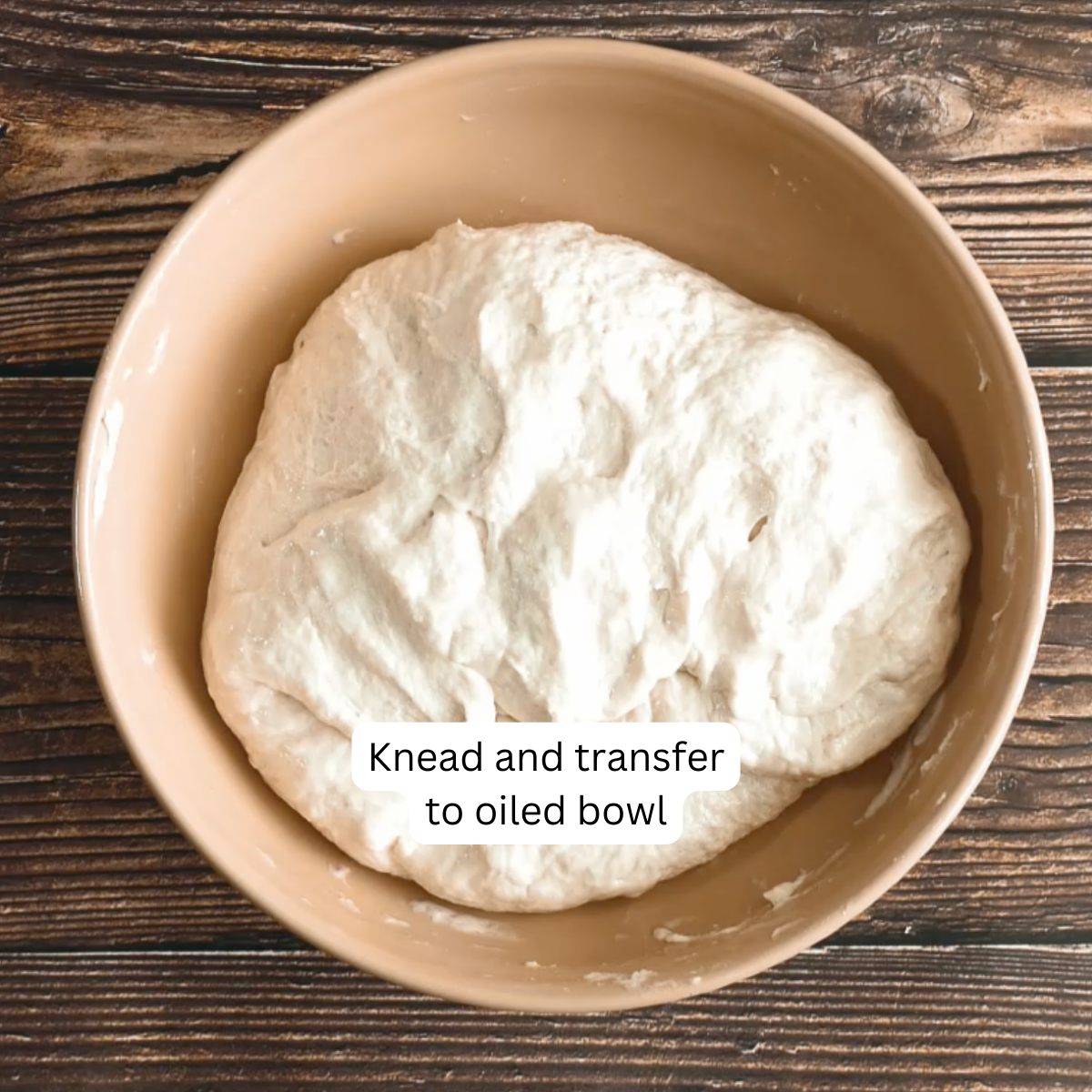 Kneaded bread dough in a large bowl - Hostess At Heart