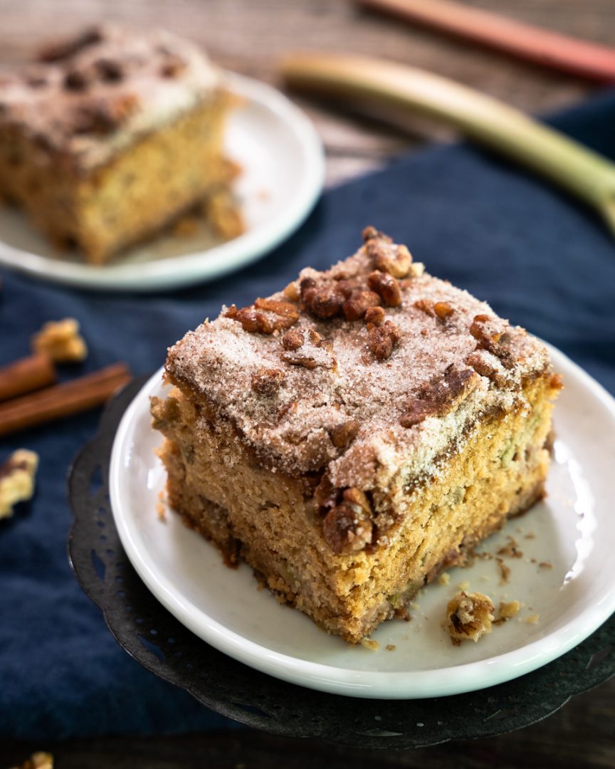 Easy Old Fashioned Rhubarb Cake Recipe Hostess At Heart 2597