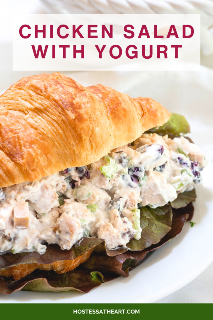 Healthy Chicken Salad Recipe (with Greek Yogurt) - Hostess At Heart